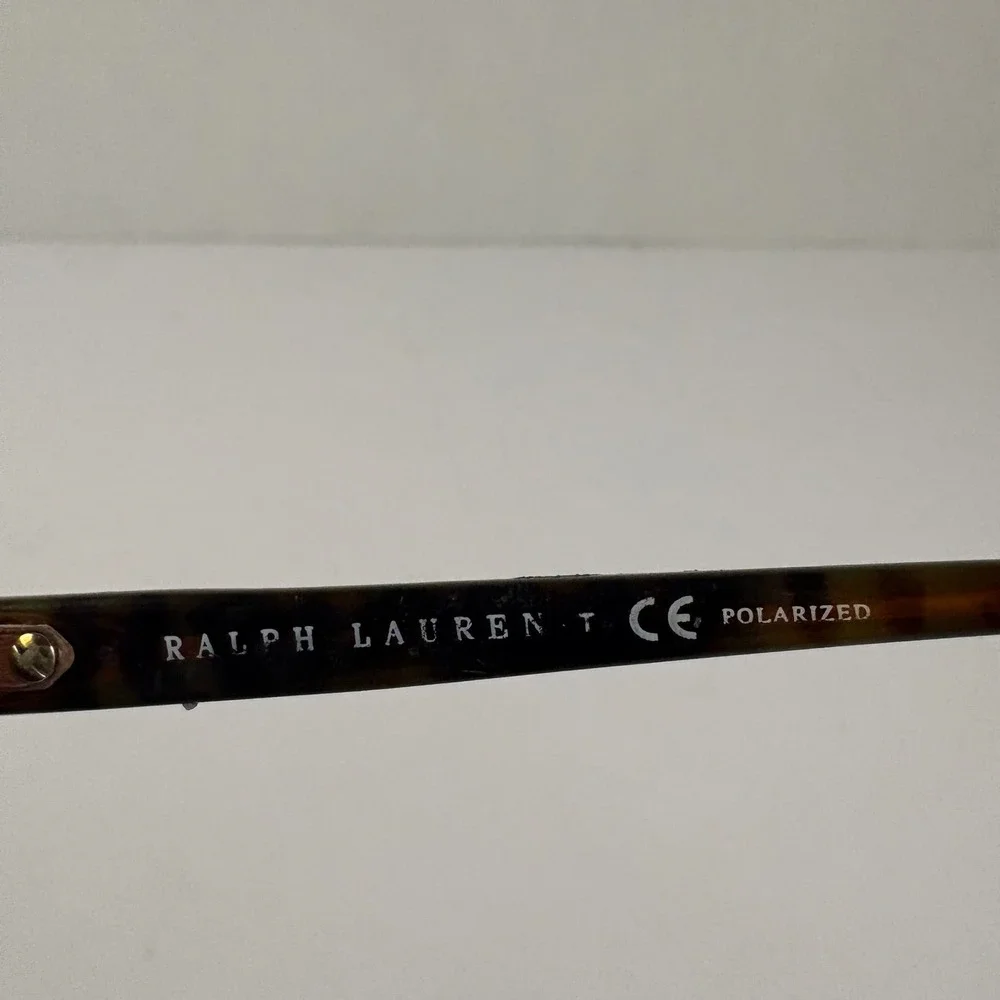 Ralph Lauren Sunglasses Women RL 8151Q Black Tortoise Polarized Square Designer